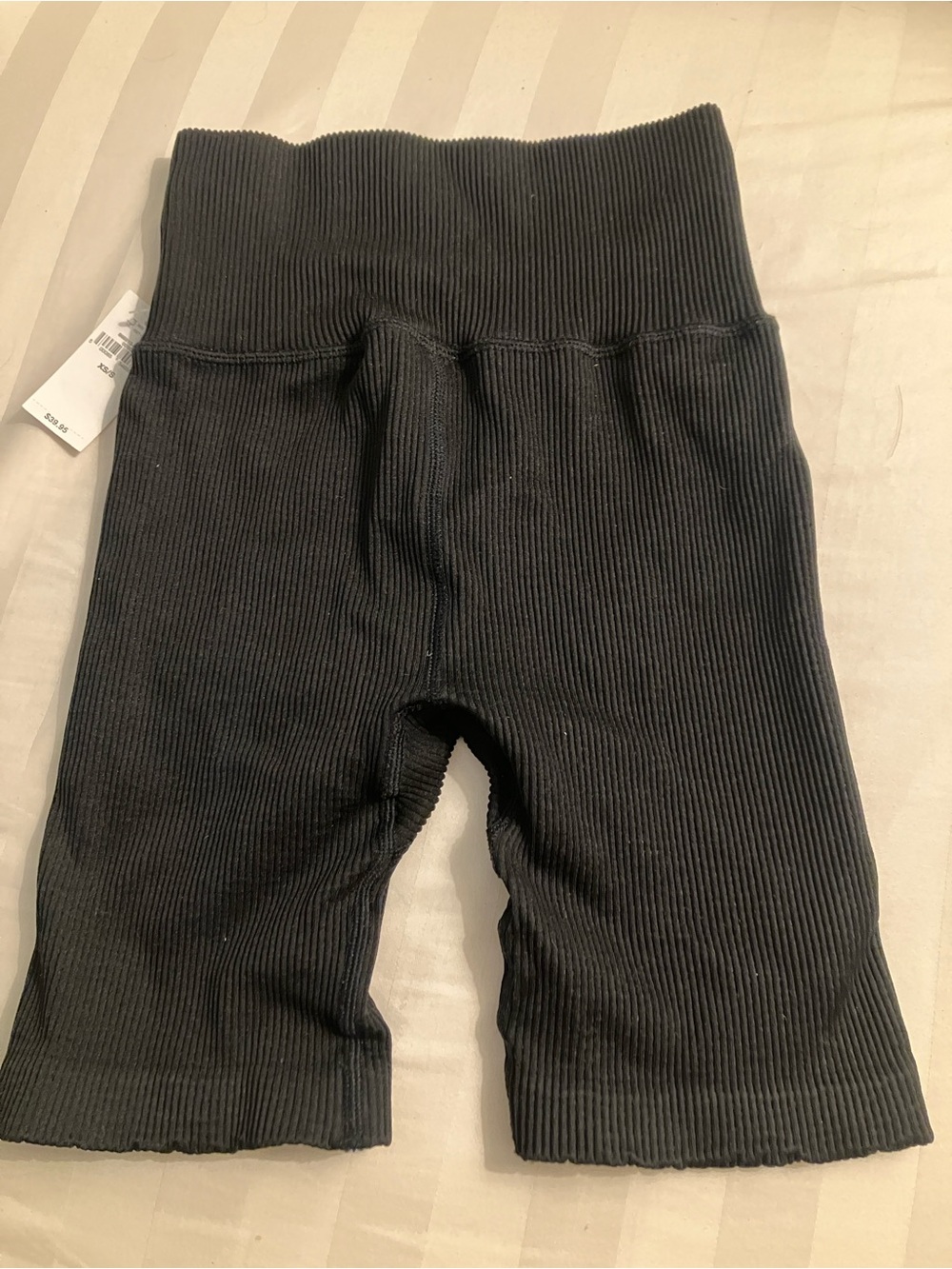 NWT Gap Ribbed Black Bike Shorts